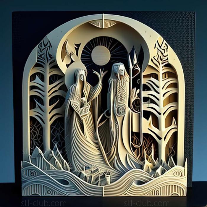 3D model Kay Nielsen (STL)